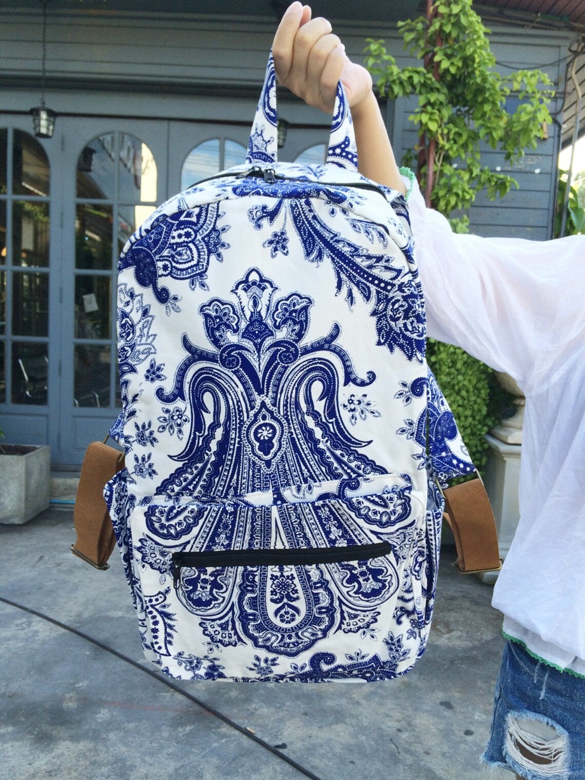 Travel Backpack Canvas Hipster Backpack Purse Backpack Diaper Etsy