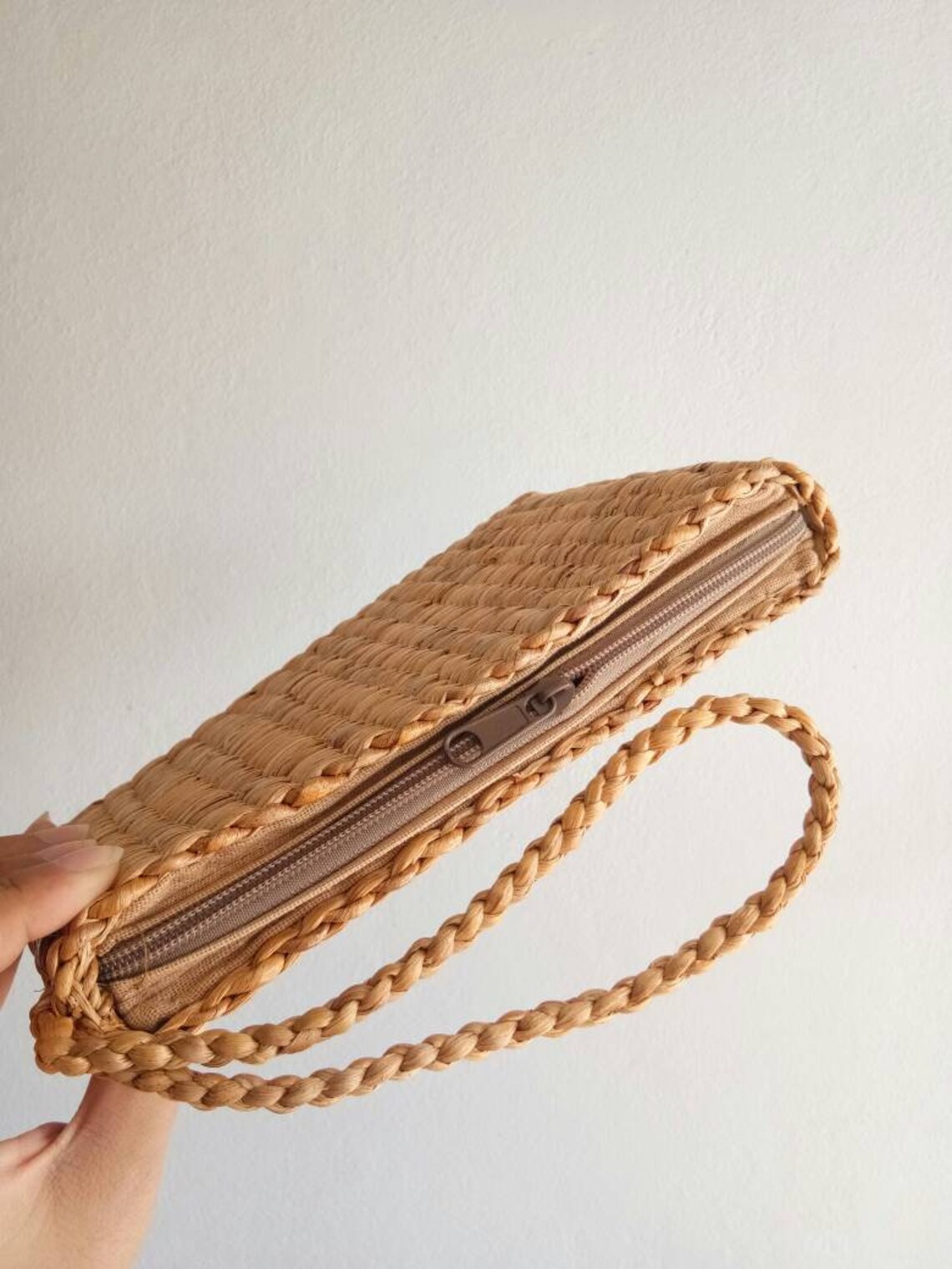 Vivian Clutch bag Bridesmaid Bag / Straw Bag / Bridal Squad Etsy