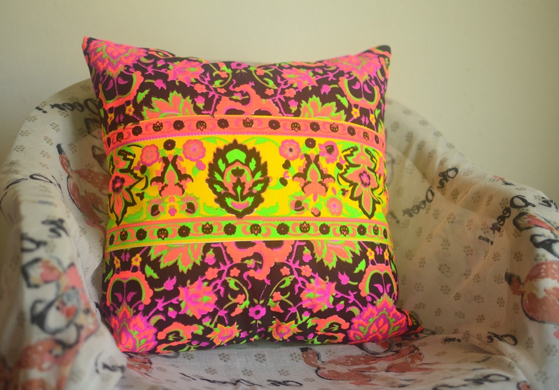 boho pillow etsy