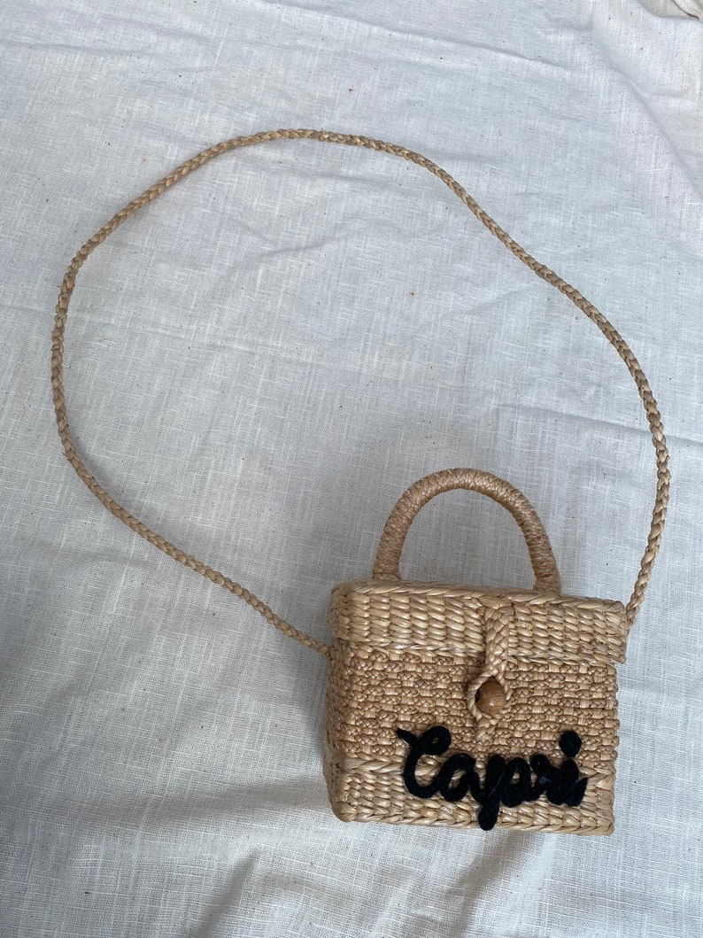 Plain Barbara Lucite Bag / Gifts Basket / Straw bag / Straw basket / Hand bags / Natural bags /Aesthetic / Self Gift / garden wedding image 8