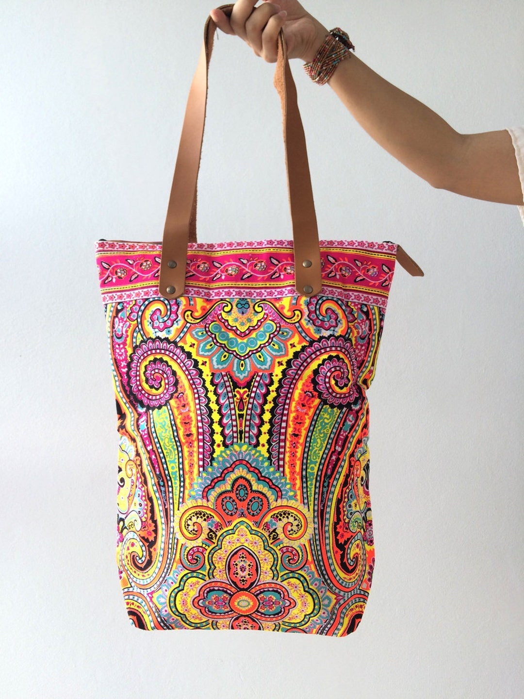 Coachella Canvas Tote Bag Gift for Her Totes Bohemian Bag - Etsy