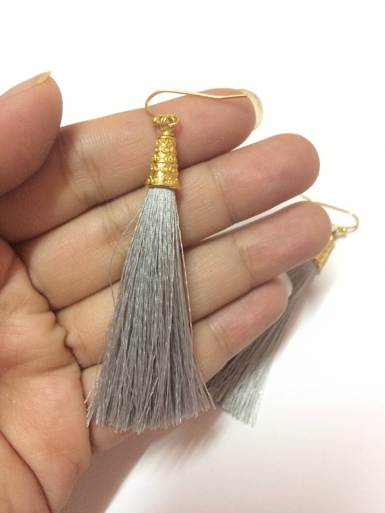 Luxury Tassel Earrings Bridesmaid Gift image 6