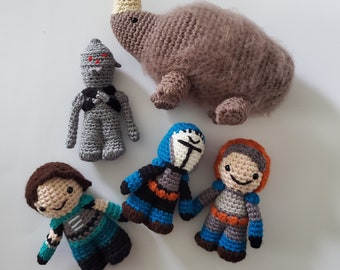 Amigurumi Mandalorian Friends MADE TO ORDER