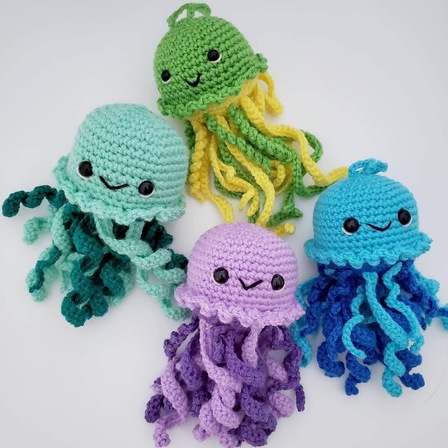 Amigurumi Jellyfish Made To Order | Etsy