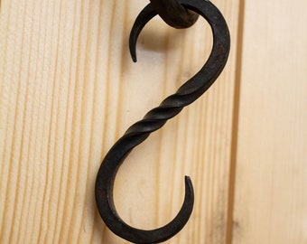 Hand Forged S-Hooks 3 x - Hand Made - Free shipping