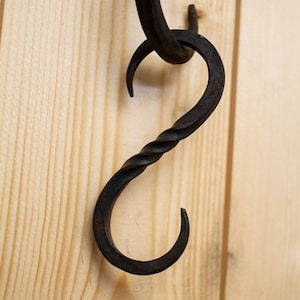 Handgeschmiedete S-Haken 3 x - Handgemacht - Versandkostenfrei