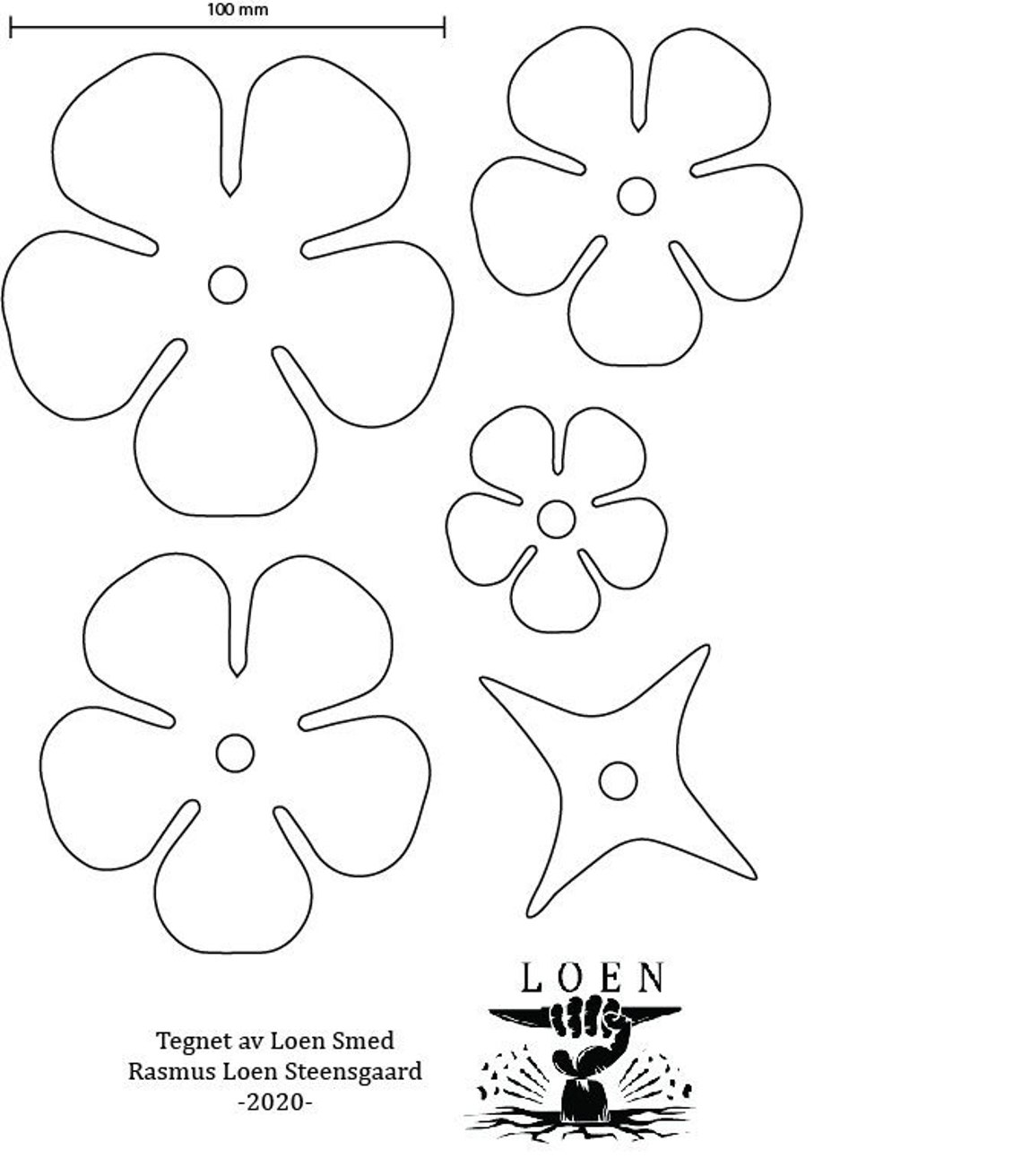 Everlasting Rose DIY Template Valentines Day Gift Hand Made 