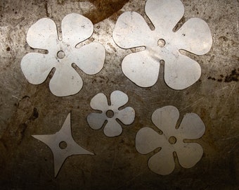 Espacios en blanco de flores de cornejo para herrería - Etsy España Espacios en blanco de flores de cornejo para herrería - Etsy España