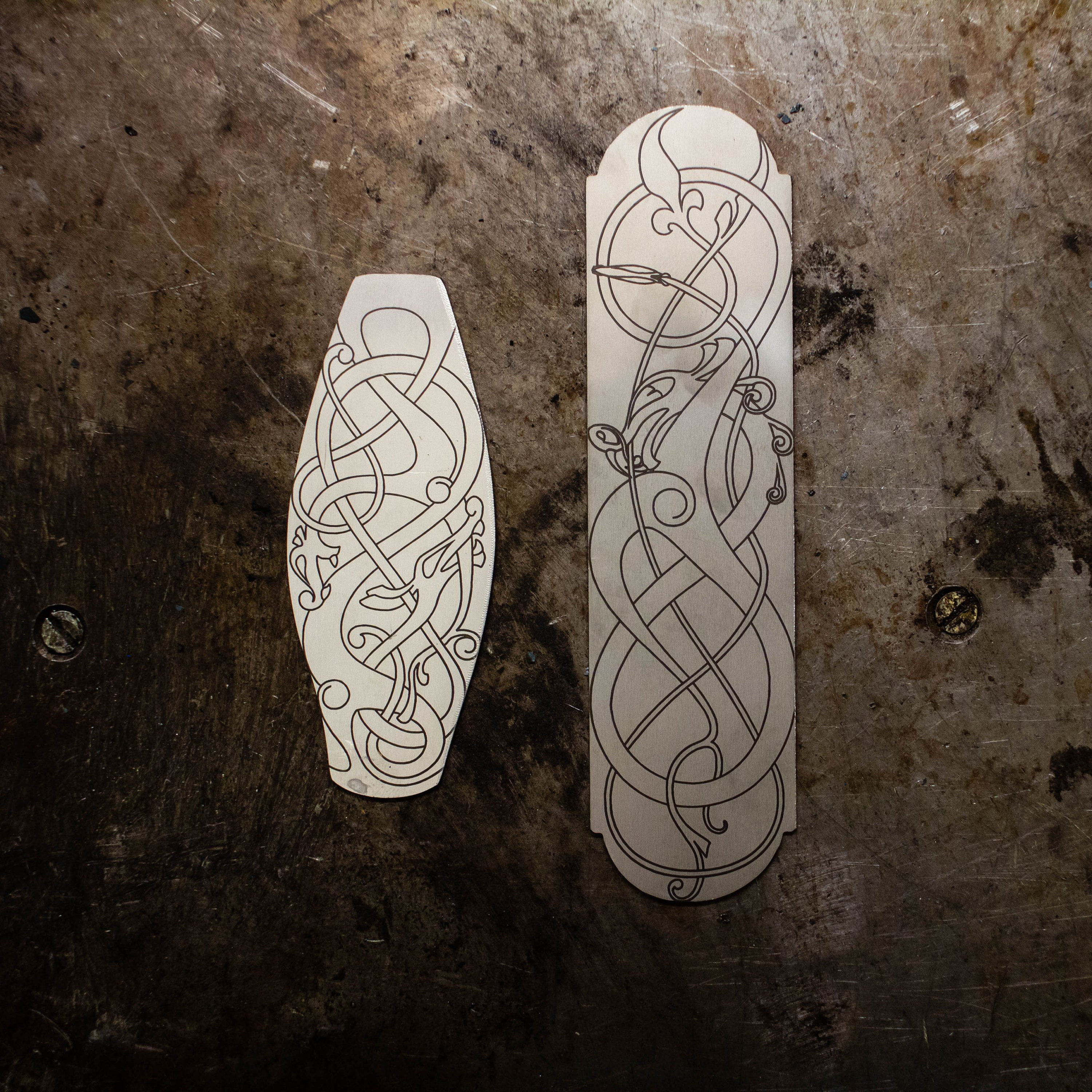 Viking Bookmark Traditional Urnes Style Free Shipping - Etsy