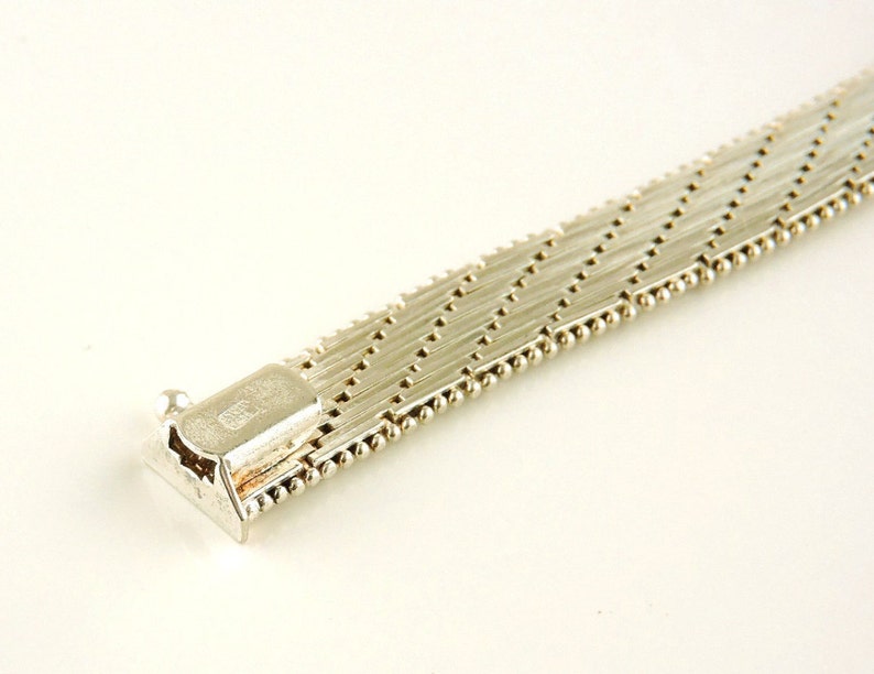 21.9 grams Sterling Silver Textured Chain Link Bracelet 7 14