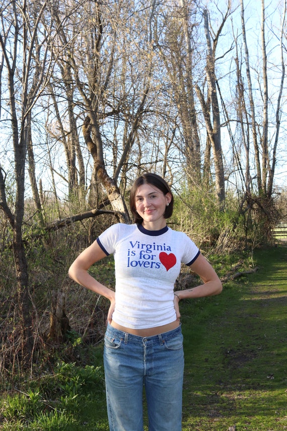 Vintage 1970s Virginia is for Lovers Heart T-Shirt - image 2