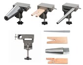 Bench Anvil Combo Kit - Round Bracelet and Ring Mandrels, Anvil, V Slot Bench Pin - 13-134