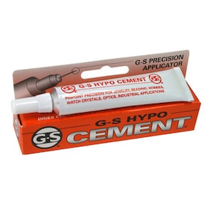 Crystal Cement - GS Hypo Tube Cement - 1/3oz Tube - 12-205