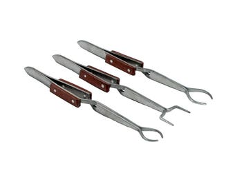 Cross Locking Tweezers - Set of 3 - 57-765