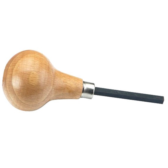 Prong Pusher with wood handle Prong Pusher with wood handle