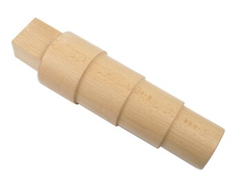 Wood Bracelet Mandrel - Round Stepped - Jewelry Making - 43-211