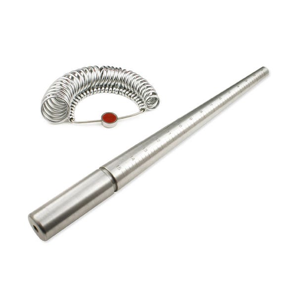  Accmor Ring Sizer Tool Including Ring Mandrel & Ring Sizer  Guage, 4 Sizes Ring Measurement Stick Metal Mandrel & Finger Sizing  Measuring Tool Set for Jewelry Making Measuring : Arts, Crafts