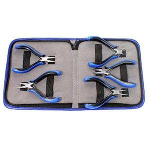 Ergonomic Set of 5 Pliers for Jewelry Making and Beading - 46-1146