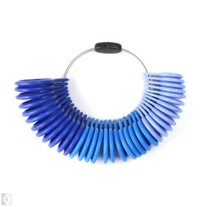 Vingermeter - halfrond plastic - maten VS 1 - 15,5 - 35-255