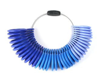 Finger Gauge - Plastic Half-Round - Sizes US 1 - 15.5 - 35-255
