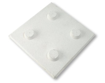 EUROTOOL Silquar Ceramic Soldering Board - 12x6x1/2 Inch With 4 Rubber Feet
