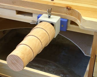 Kit mandrino porta bracciale e mandrino in legno tondo - KIT-0030