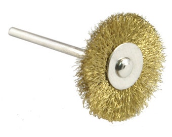 Brass Brush - Wheel Mounted 3/4" - 16-810