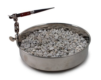 Bandeja de recocido con pinzas y piedra pómez de 7 pulgadas SFC Tools - KIT-1710