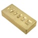 Double Sided Brass Ring Stamping Block 3 X 1 1/4 inch - 55-420 
