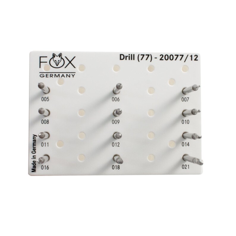 Fox Germany Drill Bit 12 Piece Set 282012 Etsy