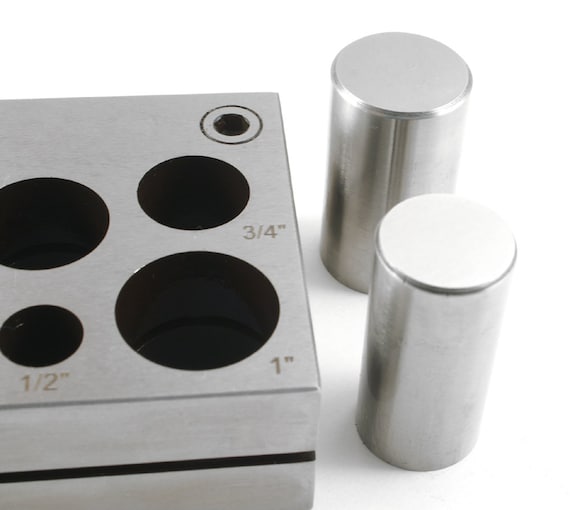 BENECREAT Taglierina A Disco Circolare Da 5 Pezzo Con 5 Dimensioni Di Punzone Rotondo Taglierina A Disco Circolare Rotonda Da 12/16/20/22/25 Mm Creazione Di Gioielli Utensile Da Taglio