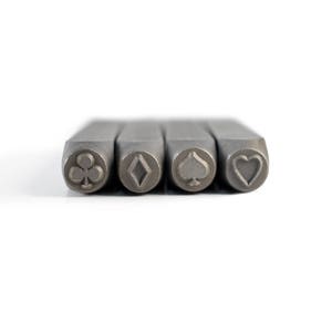 Kit de sellos de palos de naipes - 6 mm - KIT- 1625