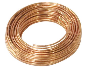Copper 18 Gauge (1.02 mm) Wire - 25' Coil - WIRE-18-CP