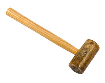 Rawhide Mallet - Resin 1.50 inch Face - Jewelry Making Tools - Hammers 37-202