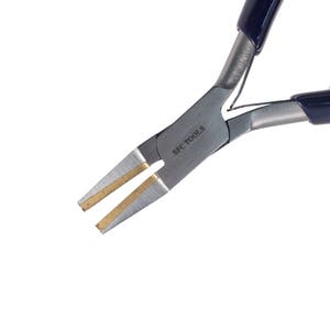 Flat Nose Pliers with Brass Jaws - 46-228