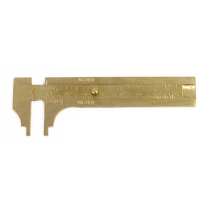 Brass Slide Gauge - 80mm - 35-156