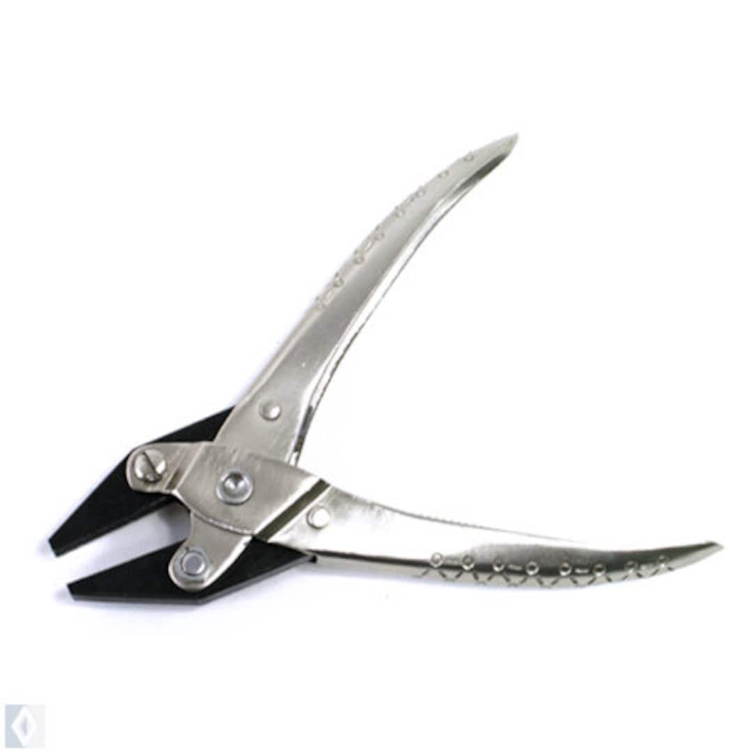 Maun 4871-160 gladde kaken vlakke neus parallelle tang retourveer 160 mm
