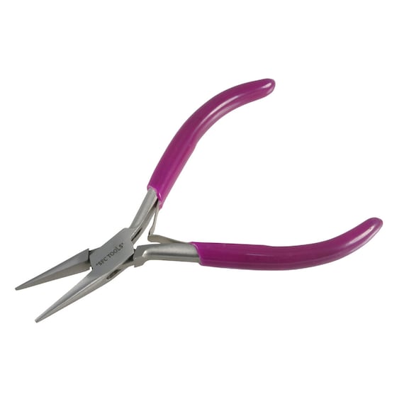 Mini 4.7 Purple Chain Nose Pliers for Jewelry Making 46-1031 