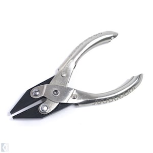 5-1/2" Parallel Action Flat Nose Pliers - Jewelry Making & Metal Forming Tools With Parallel Jaws