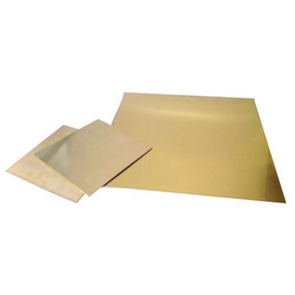 Brass 24 ga, 6x6" Sheet Metal, 0.51 MM - 43-704