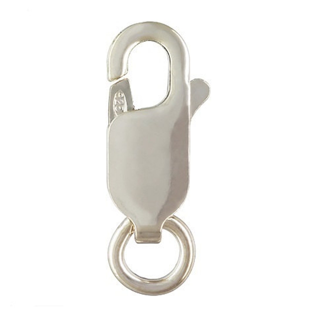 925 Sterling Silver Clasp 925 Sterling Silver Filled Parrot Lobster Clasp &amp; Jump Ring - 20mm, Jewelry Making Jump Rings 6 Mm