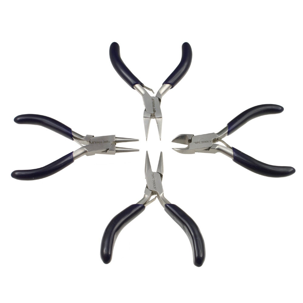 Mini 4 Pliers Set & Side Cutter 3 inch long 46500 Etsy