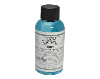 Jax Black For Copper/Brass - Jewelry Patina Antique Finish 2OZ - 45-930