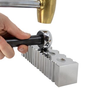 Dapping and Forming Set - Oval, Round, and Swage Kit - SFC Tools - 25 ...