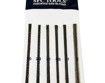 Jeweler's Saw Blades Set. Size 4/0-2 (2 Dozens Each Size) - SFC Tools - 49-225