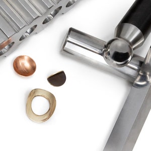 Dapping and Forming Set - Oval, Round, and Swage Kit - SFC Tools - 25 ...