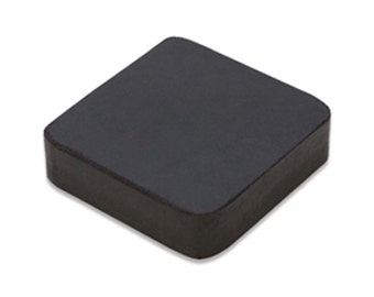 Bloque de banco de goma de 4" x 4" x 1" para joyería, superficie mate de goma - 12-090
