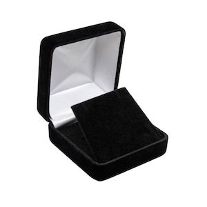 Black Velvet Earring Box