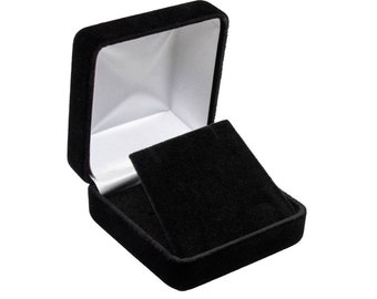 Black Velvet Earring Box