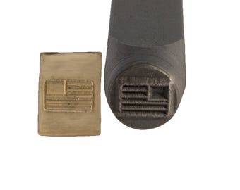 American Flag Stamp 6 mm 55-605